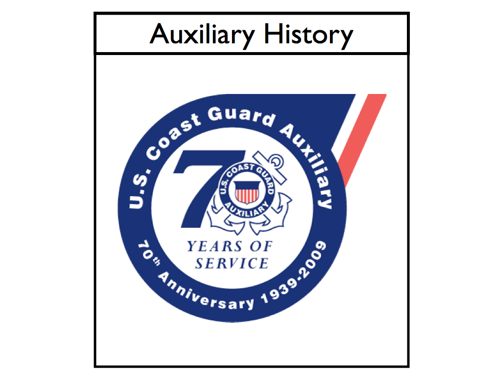 Link to the USCG Auxiliary History website